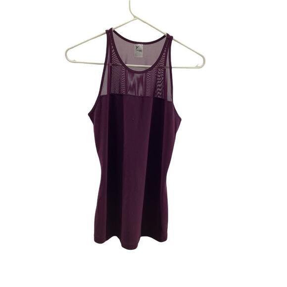 Old Navy Active Purple Sheer Mesh Tank Top Women's Size Small - Picture 1 of 9